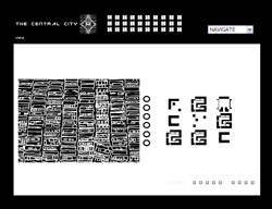 The  Central City by Stanza. The Famous netart project